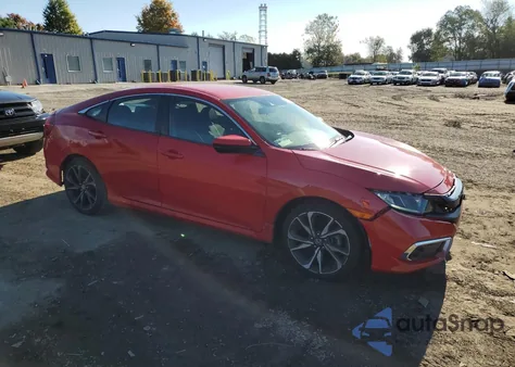 2020 Honda Civic Sport из США, поврежденный, VIN 2HGFC2F81LH544342